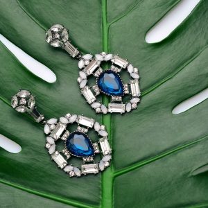 Sapphire Elegance Earrings