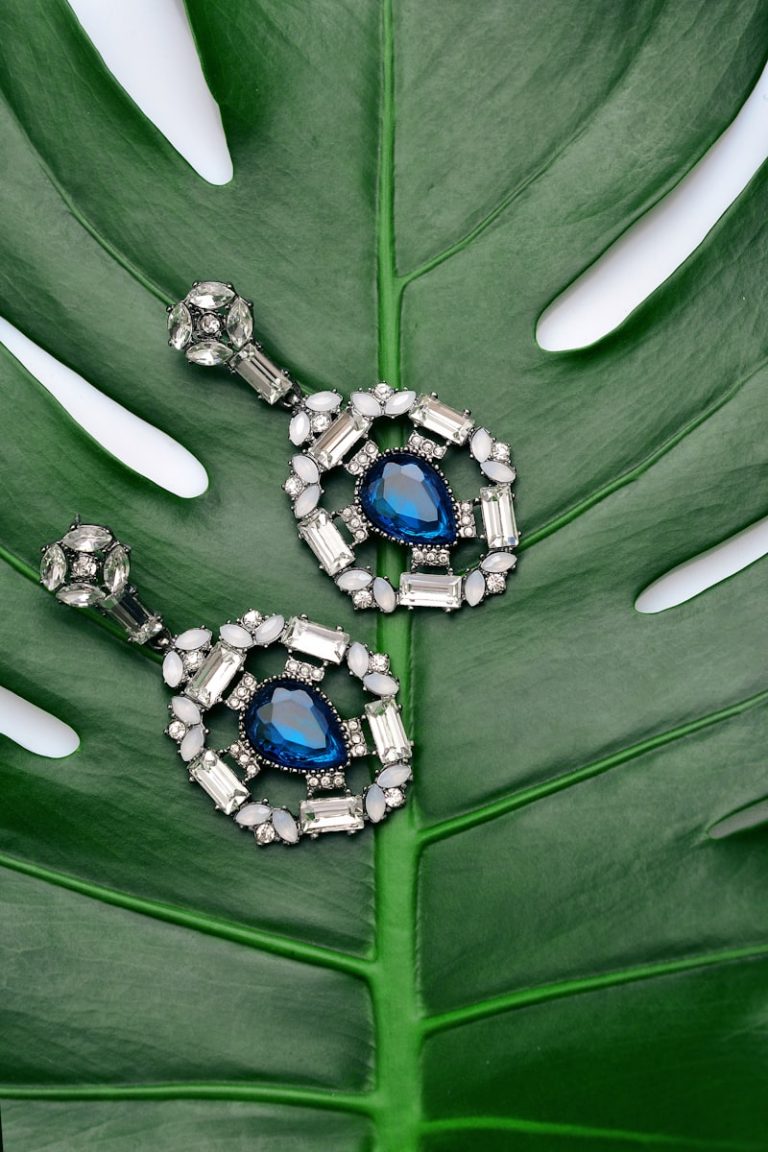 Sapphire Elegance Earrings
